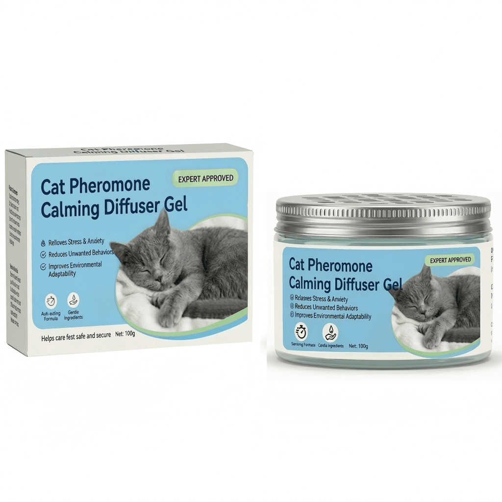 Cat Calming Diffuser, - 60-Day Pheromone & Catnip Therapy for Cats - Non-Electric Portable Anxiety Relief - Stops Scratching, Hiding & Urine Marking - Safe for All Ages - 4.1 fl oz